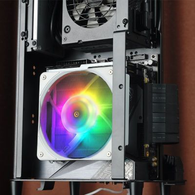 5. Jonsbo HX6200D Processor Air Cooler 12 cm White 1 pc.