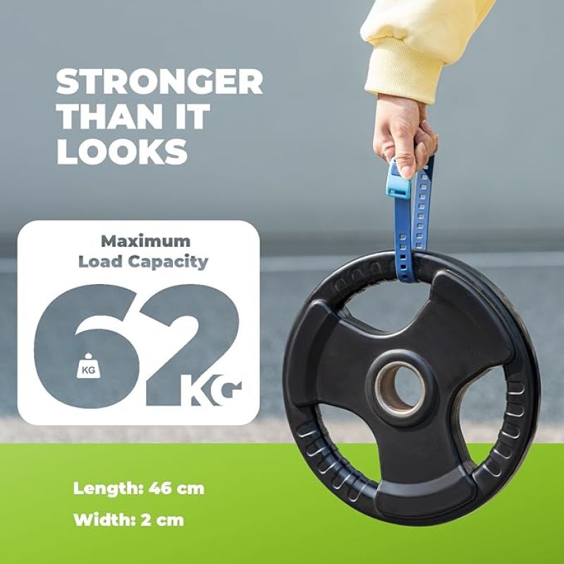 2. Qunature fastening straps 2 pcs 46cm gray