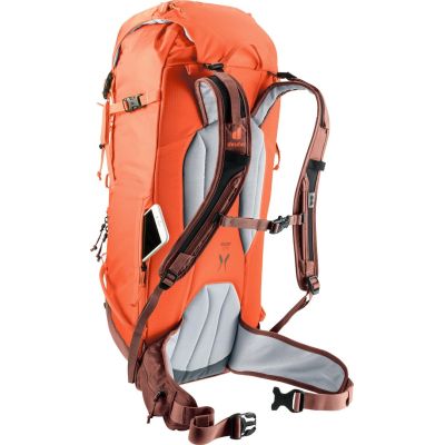 17. Deuter Freescape Lite 26 papaya/umbra ski touring backpack
