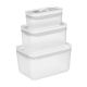 7. 3-Piece Plastic Container Set ZWILLING Fresh & Save 36804-003-0