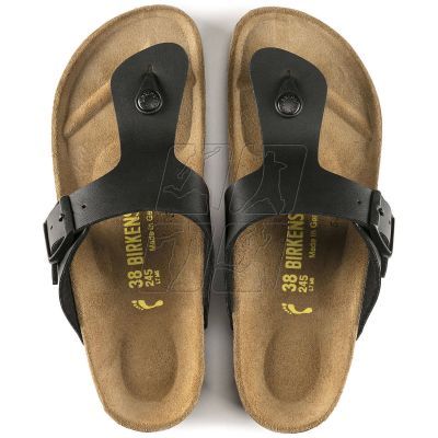 6. Birkenstock Ramses Birko-Flor Black women's flip-flops narrow (44793)