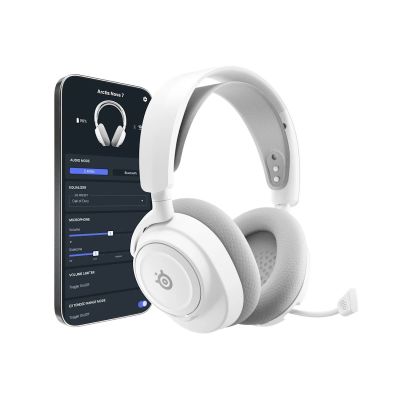 6. Steelseries Arctis Nova 7 Gen 2 Headphones, White