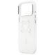 6. Guess IML Gradient Triangle Logo MagSafe Case for iPhone 17 Pro Max - Transparent