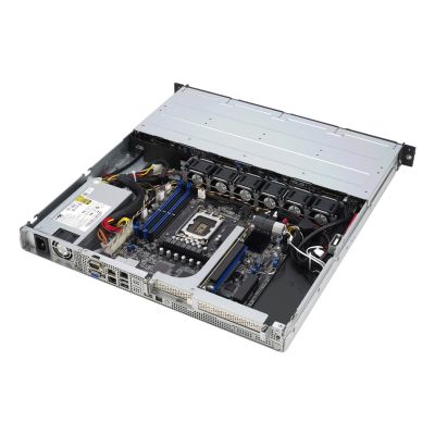 10. ASUS Rack 1U RS300-E12-PS4/350W Intel C262 LGA1700 95W 4xDDR5 4400/4000/3600 4x3.5"/2.5" 4*SATA/SAS/NVMe 2x Intel I210AT 1x Management Port 350W 80 PLUS Gold