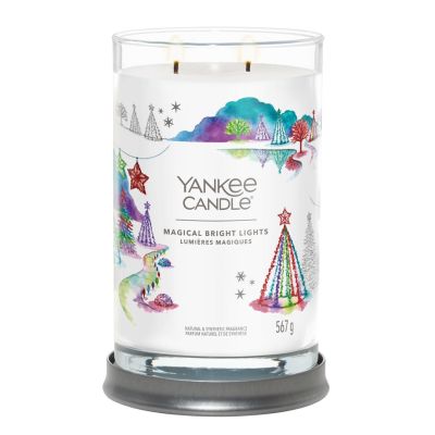 5. Yankee Candle Magical Bright Lights Candle Round White 1 pc.