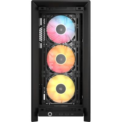 4. Corsair FRAME 4000D RS ARGB Mid-Tower Black