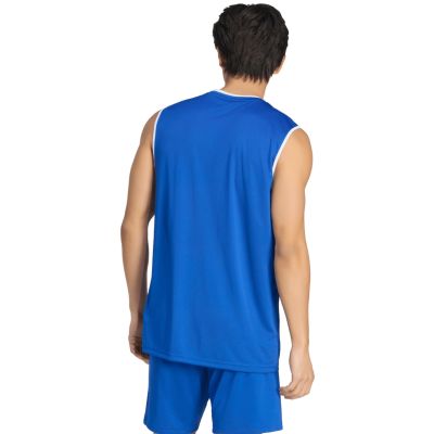 4. Men's adidas Entrada 26 Sleeveless Jersey Blue KB3931