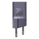 2. Baseus GaN5 30W USB-C EU Wall Charger with Purple Cable Baseus Dynamic 3 USB-C 100W 1m - Purple