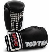 TOP TEN FIGHT RTT-2 Boxing Gloves 16 oz Black