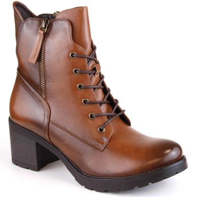 Potocki W WOL177B platform ankle boots in camel