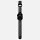 8. Nomad Sport Strap Band Black Aluminum, Rubber