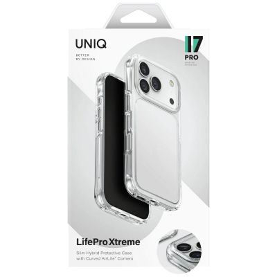 6. Uniq Lifepro Xtreme Case for iPhone 17 Pro - Transparent