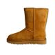 2. Women's UGG W Classic Short Rubber Logo High Snow Boots - 1108230-CHE