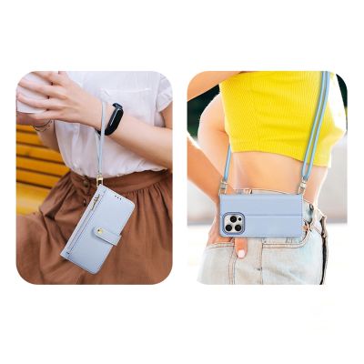 13. Dux Ducis Lawa Leather Case for iPhone 15 Pro Max - Blue