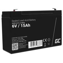 GREEN CELL GEL BATTERY AGM40 6V 15AH