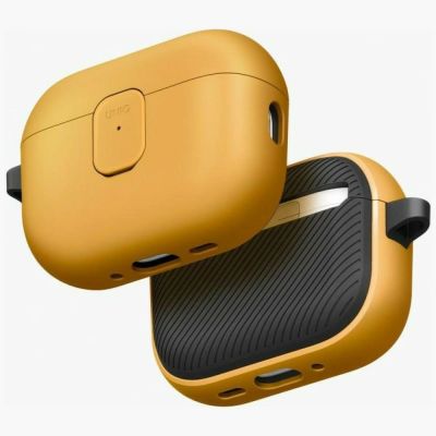 7. Uniq Clyde Case for AirPods Pro 3rd Gen - Yellow-Gray