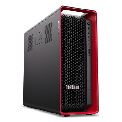 4. Lenovo ThinkStation workstation with AMD Ryzen Threadripper PRO 7945WX processor, 64GB DDR5 RDIMM memory, 1000GB hard drive, and English keyboard, no optical drive