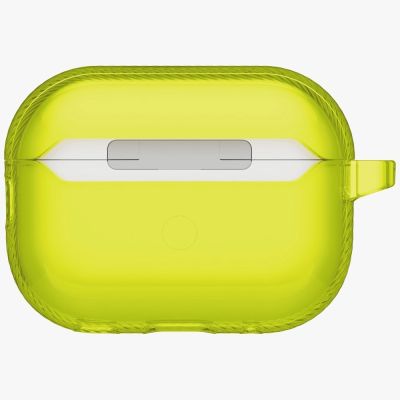 4. Uniq Glase Pro Case for AirPods Pro 3 Lock Case - Transparent Yellow