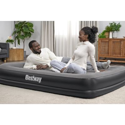 17. Bestway 671BU Air Mattress Double Mattress Gray