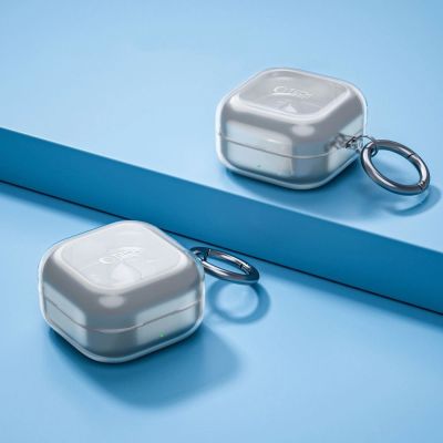 5. Tech-Protect FlexAir Case for Samsung Galaxy Buds 4 / Buds 4 Pro - Transparent