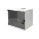 Digitus 19-inch 9U SOHO wall-mounted cabinet, gray, glass assembly