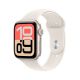 3. Apple Watch SE 3 GPS + Cellular 44mm Starlight Aluminum Case with Starlight Sport Band – Size M/L
