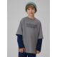 4. Boy's longsleeve loose with print 4F 4FJRSS26TLONM631-24S