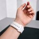 5. Tech-Protect Silicone Strap for Apple Watch 40 / 41 / 42 mm - White