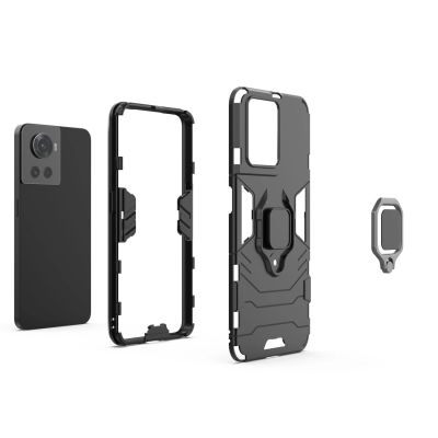 2. Ring Armor armored hybrid case cover + magnetic holder for OnePlus Ace black