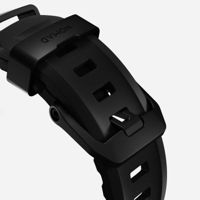 4. Nomad Rocky Point Band Black Leather, Titanium