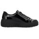 18. Rieker W N2501-00 black wedge shoes