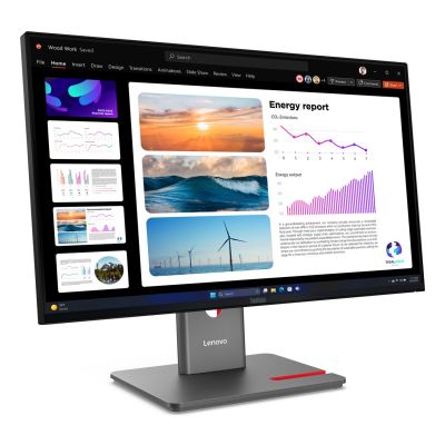 30. Lenovo ThinkVision P24q-40 Monitor, 23.8", Intrusion Protection Systems (IPS), 16:9 Aspect Ratio, 120 Hz, 4 ms, 2560x1440, 300 cd/m2, HDMI: 1, Raven Black, 36-Month Warranty