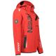 Geographical Norway Reine Red/Black LADY 007 Women's Hooded Softshell Jacket (WU8187F/GNO-RED-BLACK)/WU8088