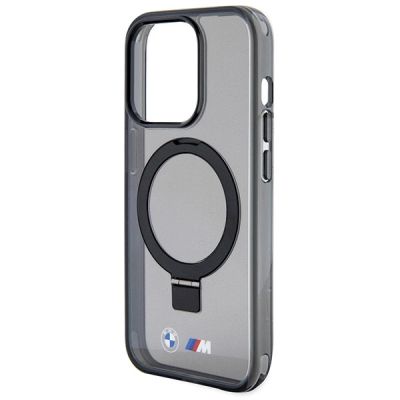 6. BMW Ring Stand M Collection MagSafe Case for iPhone 15 Pro - Black