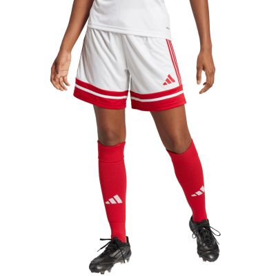 adidas Squadra 25 women's shorts white and red JJ0020