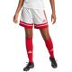 adidas Squadra 25 women's shorts white and red JJ0020