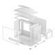 10. DeepCool CH160 PLUS WH Small Form Factor (SFF) White