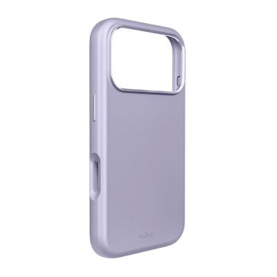 Puro Icon Mag Pro Liquid Silicone Case for iPhone 17 Pro Max, MagSafe Compatible, with Camera Protection and Aluminum Buttons - Pink