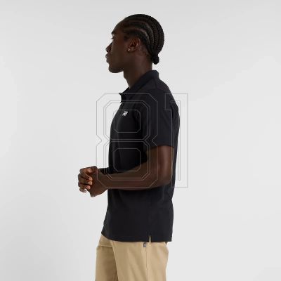 7. New Balance Cotton Pique Polo Shirt M MT51519BK