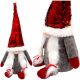 21. DECORATIVE gnome with magic sequins 35cm gray