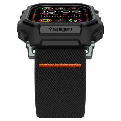 7. Spigen Lite Fit Pro Case with Strap for Apple Watch Ultra 1 / 2 (49mm) - Matte Black