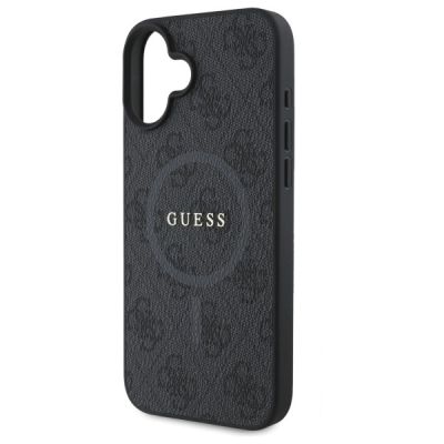 6. Guess 4G Ring Classic Logo MagSafe case for iPhone 16 - black