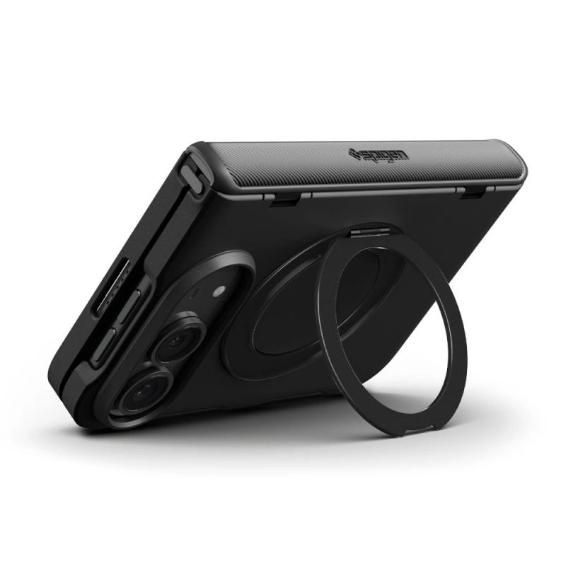 6. Spigen Slim Armor Pro S Magsafe Case for iPhone Duo - Black
