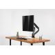 18. Double desk arm (clamp) 2xLCD max. 32" max. 2x9kg tilt and swivel black