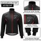 4. Rockbros winter cycling jacket black M