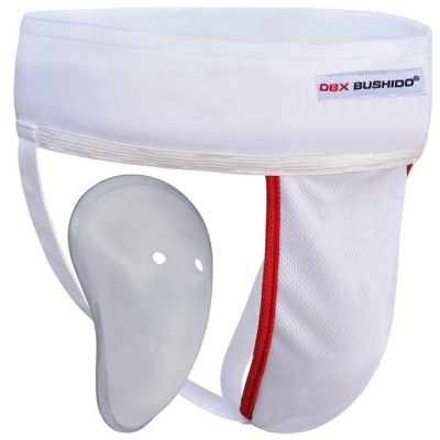 8. Men's Suspensor Crotch Protector - White -M