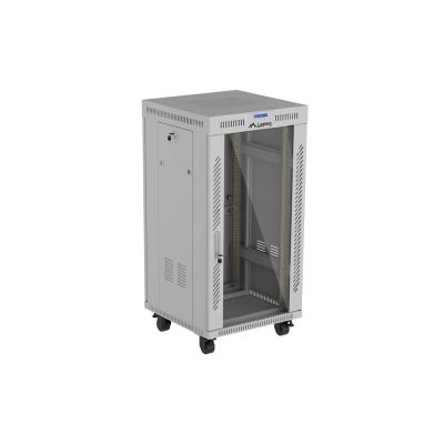 3. LANBERG FLOOR RACK CABINET 19" 22U 600X600 GRAY
