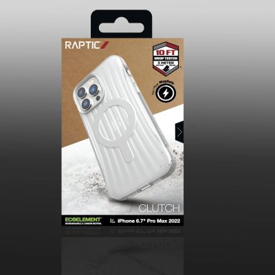 5. Raptic X-Doria Clutch Case iPhone 14 Pro Max with MagSafe back cover transparent
