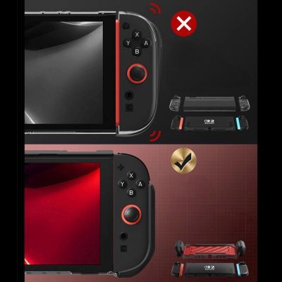 3. Supcase Unicorn Beetle Pro Case for Nintendo Switch 2 - Red and Black