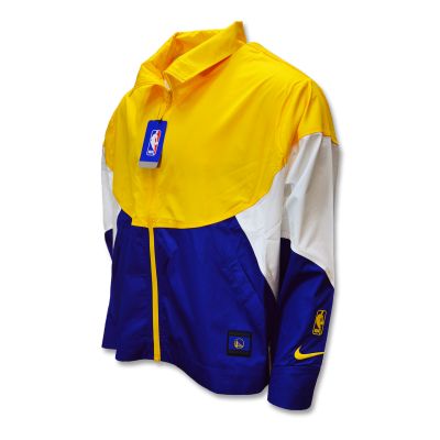 3. Women's Nike Performance NBA Golden State Warriors Windbreaker Jacket - AV0641-728